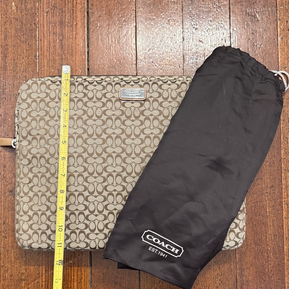 Coach Tan Patterned Travel Bag - Picture 2 of 6